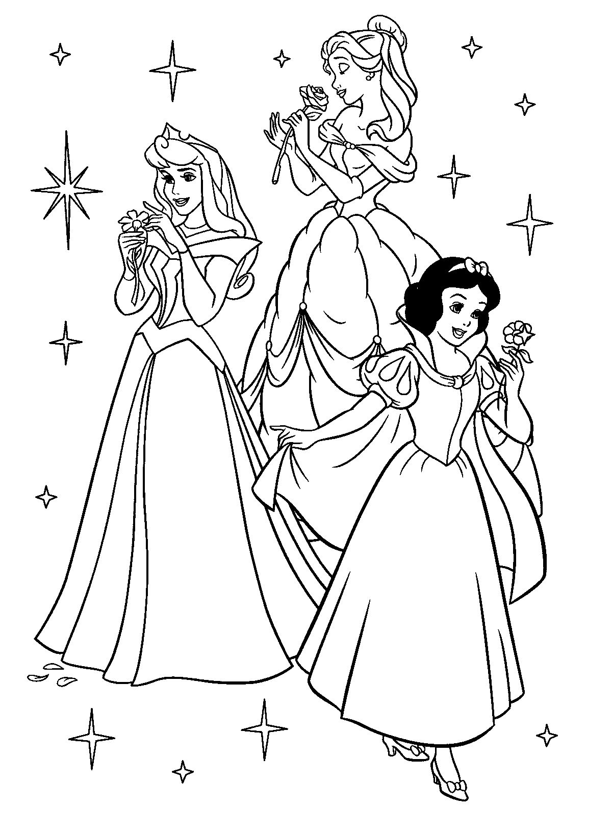 disney princess coloring pages