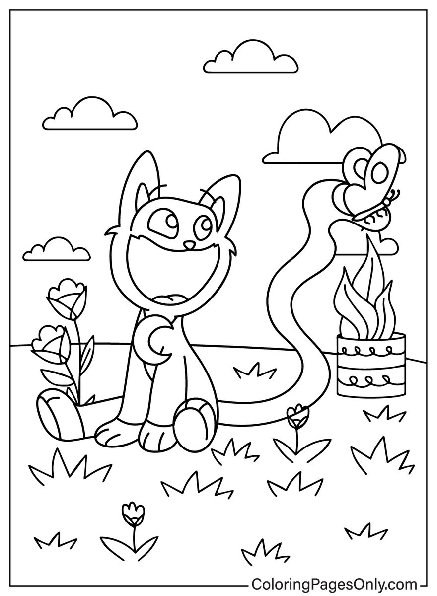 catnap coloring pages