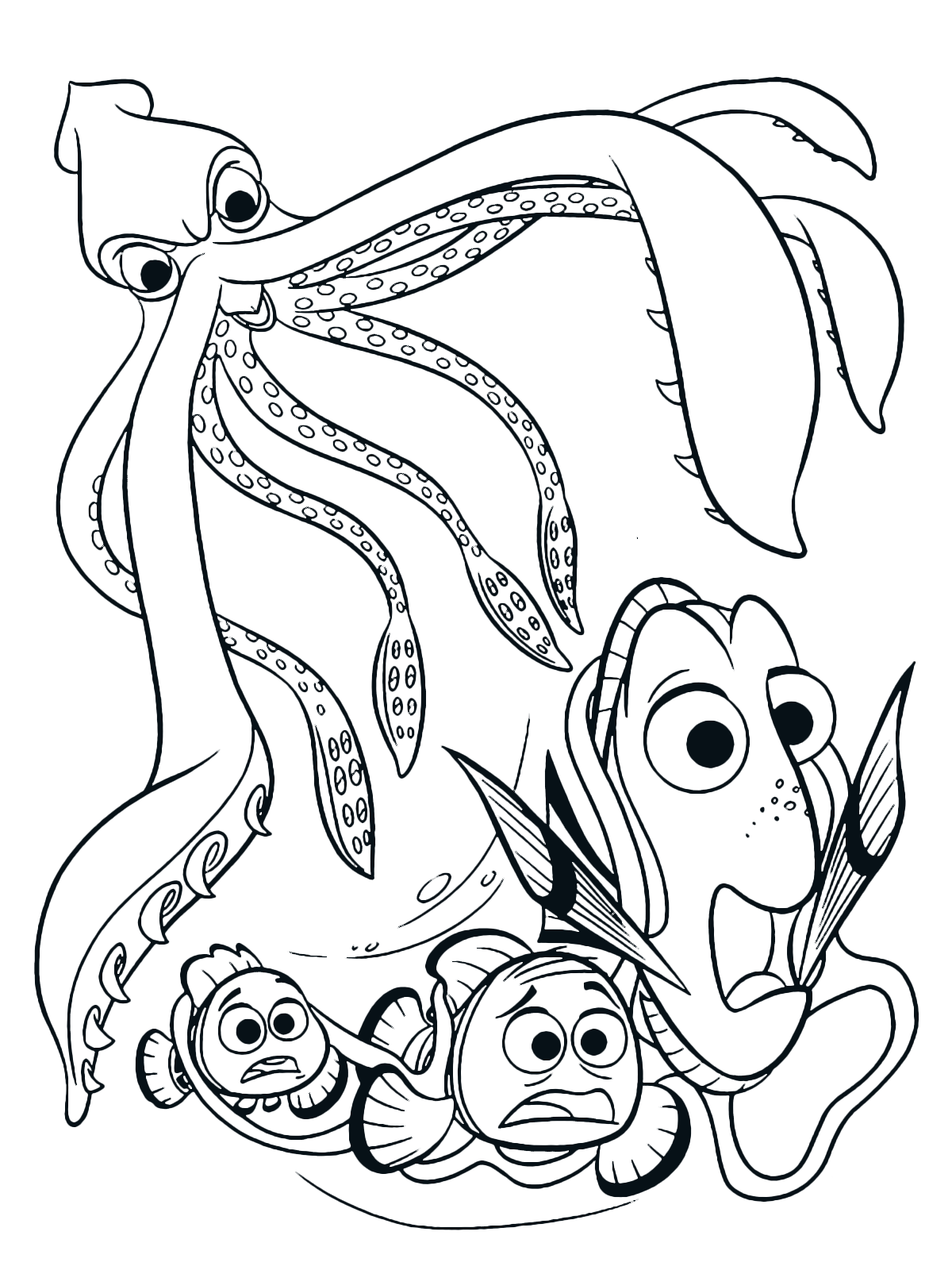 Coloring Pages Populor Cartoon Charactors Finding Nemo Coloring Pages Coloring Pages Populor Cartoon Charactors Finding Nemo Coloring Pages