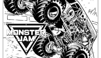Coloring Sheets Monster Jam 