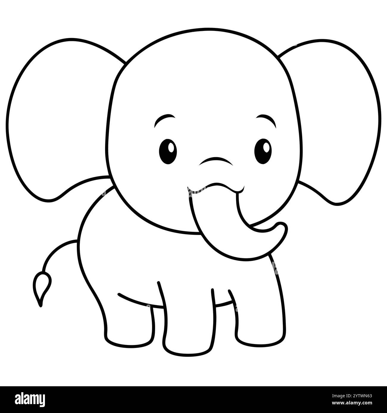 easy coloring pages for kids