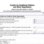 Credit Limit Worksheet A Walkthrough Schedule 8812 YouTube