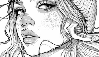 Cute Girl Coloring Pages Free Printables 