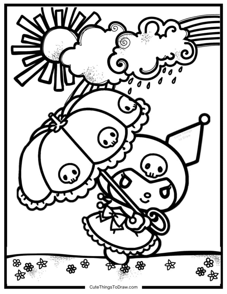 Cute Kuromi Coloring Pages Free PDF Printables Cute Things To Draw Cute Kuromi Coloring Pages Free PDF Printables Cute Things To Draw