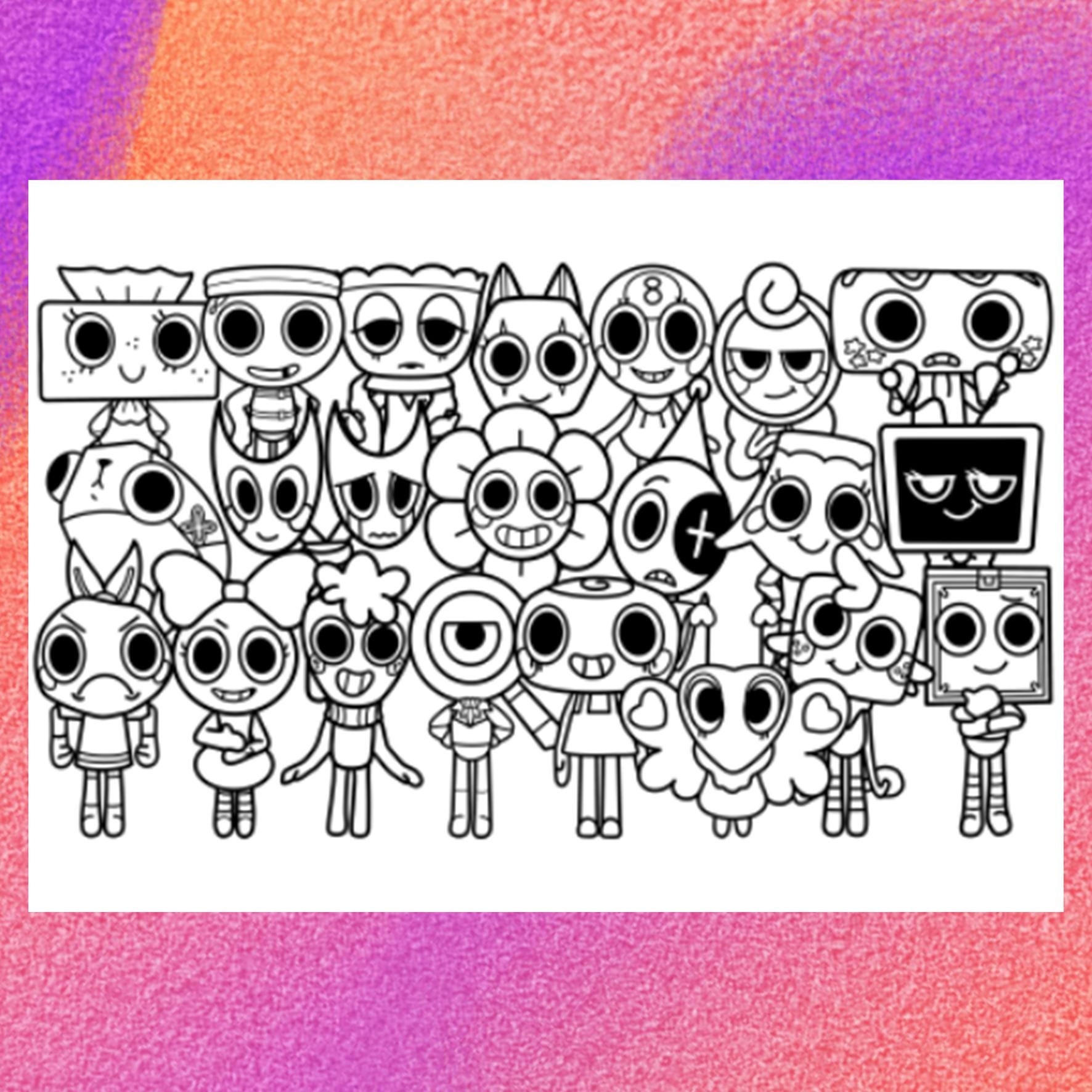 dandy's world coloring pages