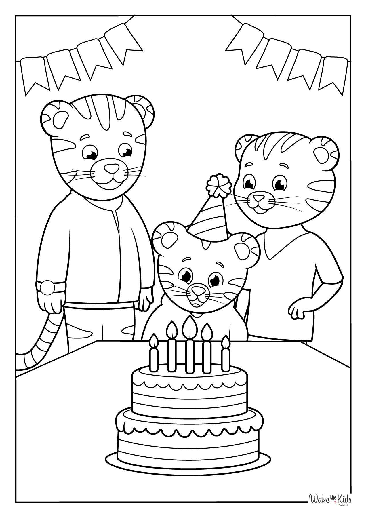 daniel tiger coloring pages