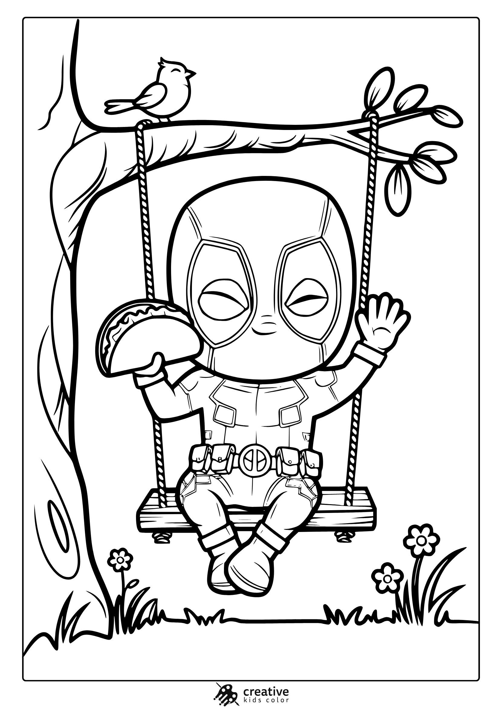Deadpool Coloring Pages Free Printable PDFs Deadpool Coloring Pages Free Printable PDFs