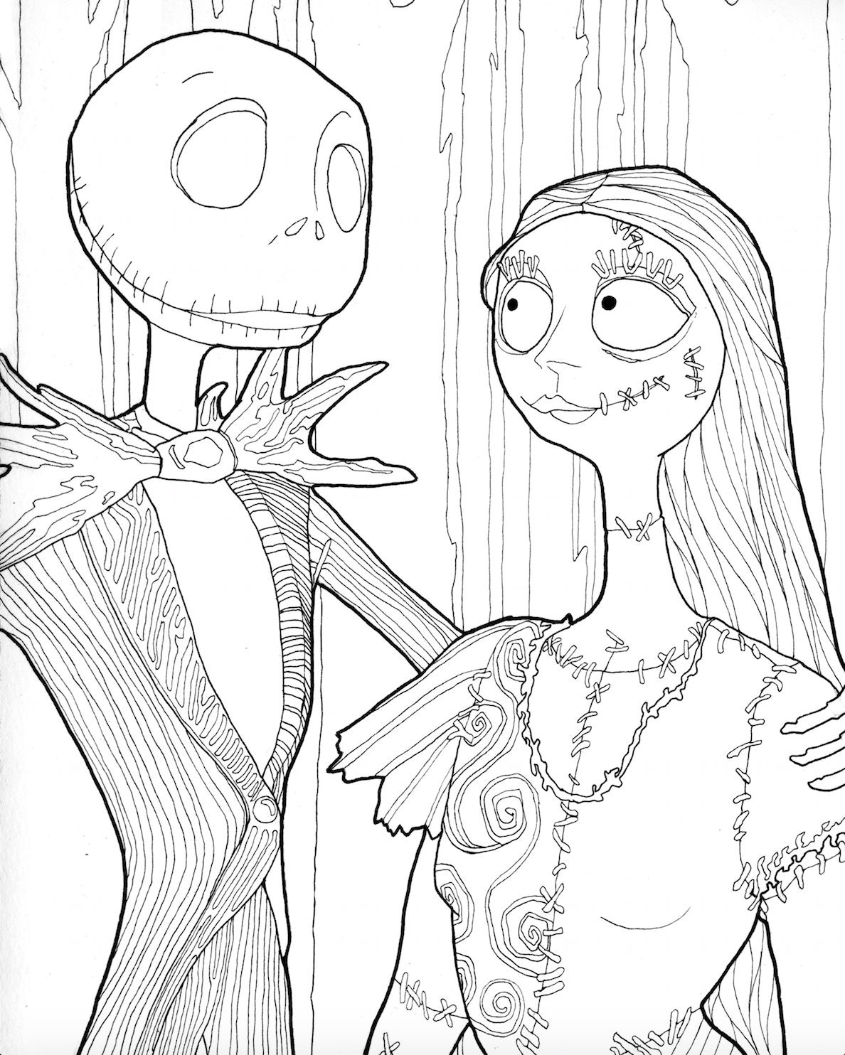 DIGITAL DOWNLOAD Jack And Sally Halloween Coloring Page Downloadable Halloween Coloring For Adults Jack Skellington Themed Coloring Page Etsy Norway DIGITAL DOWNLOAD Jack And Sally Halloween Coloring Page Downloadable Halloween Coloring For Adults Jack Skellington Themed Coloring Page Etsy Norway