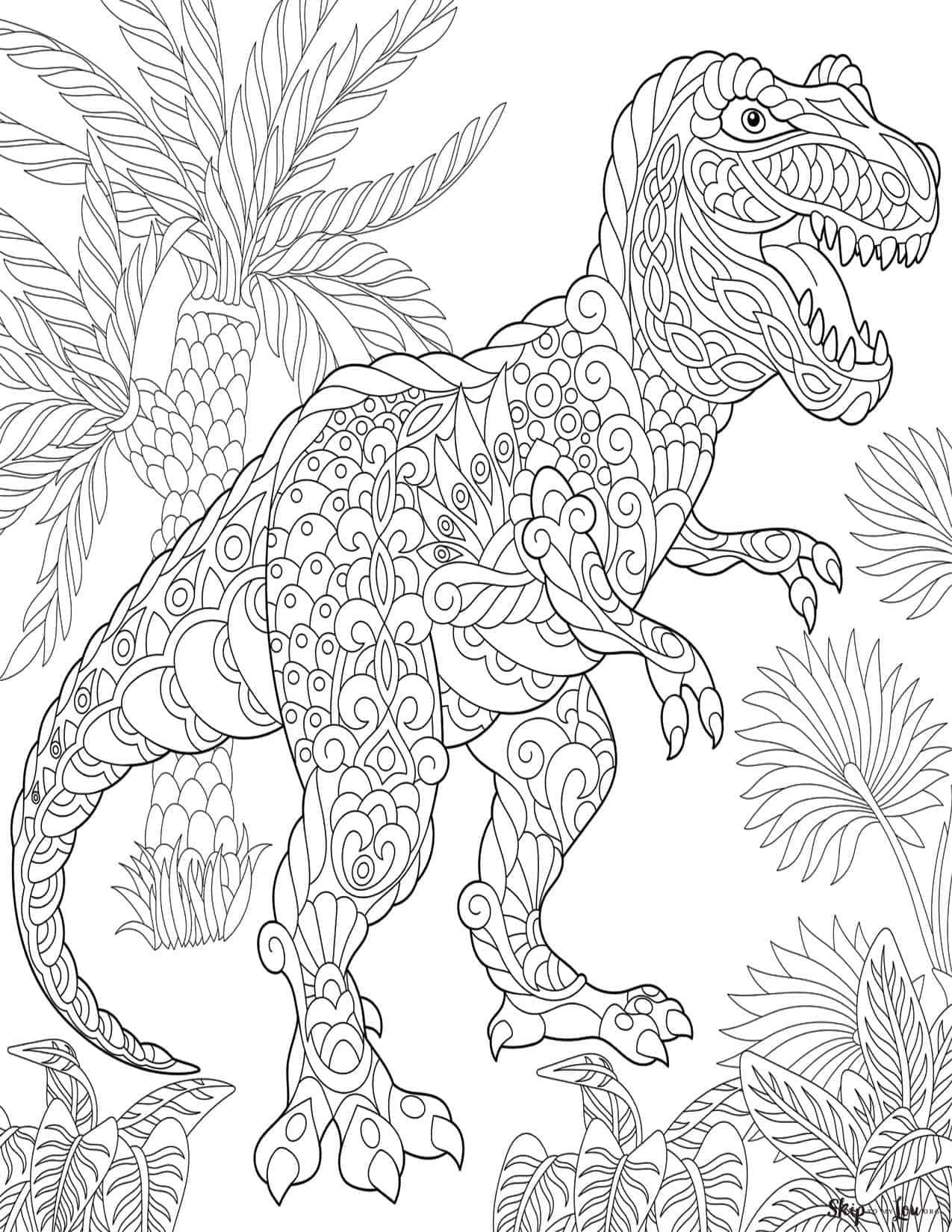 dinosaur coloring pages