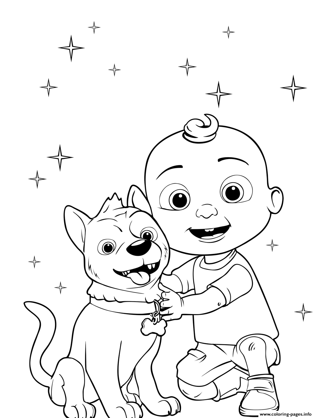 cocomelon coloring page