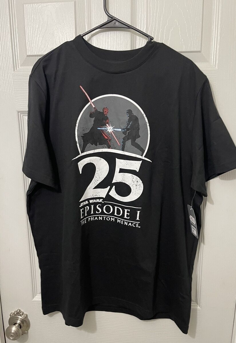 Disney Star Wars Episode I Phantom Menace 25th Anniversary Shirt XX Large XXL EBay
