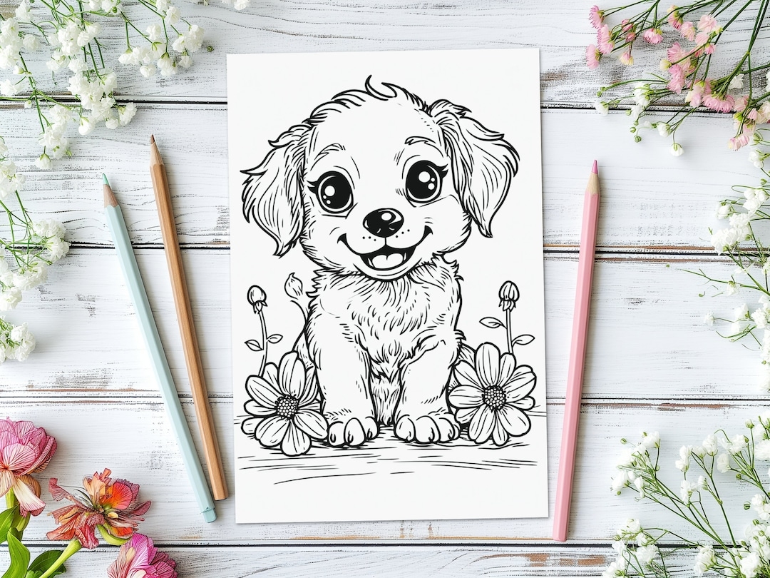 printable dog coloring pages