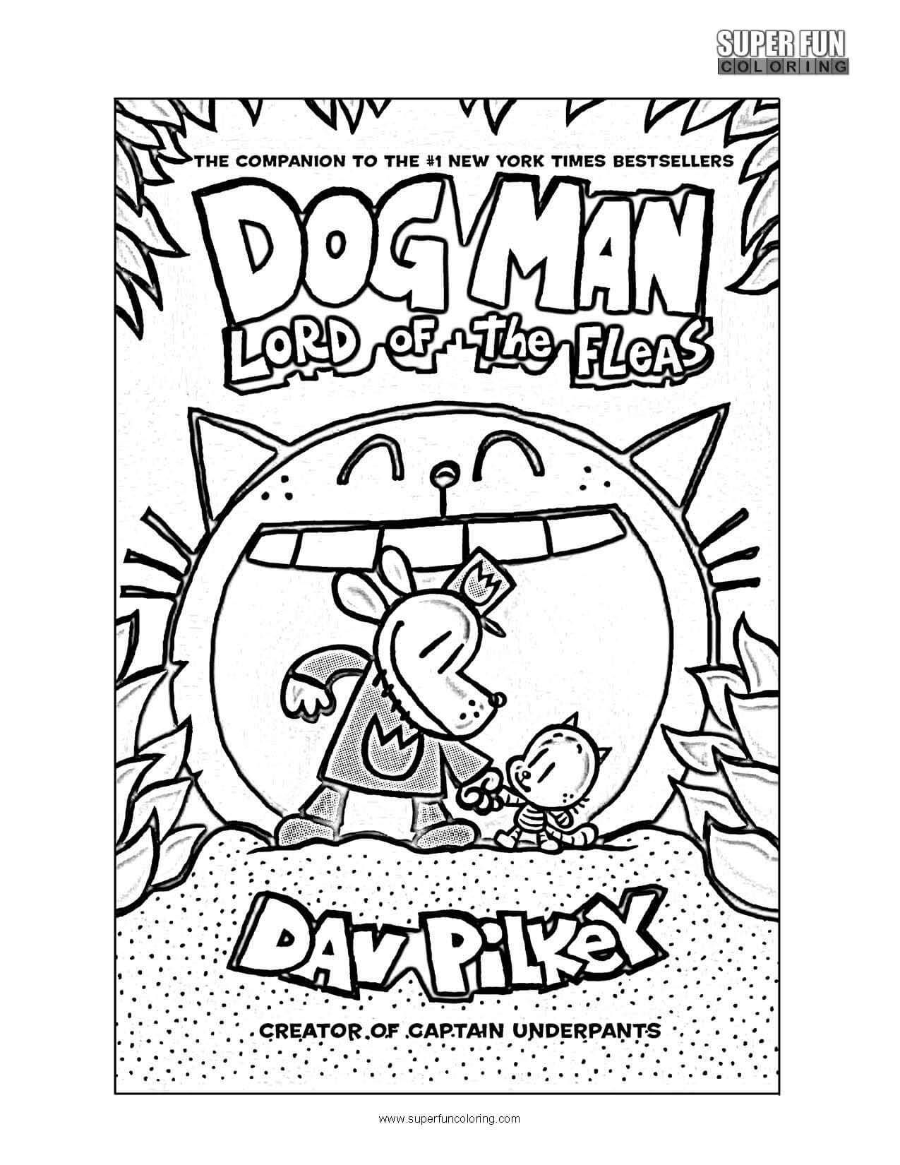 dogman coloring page