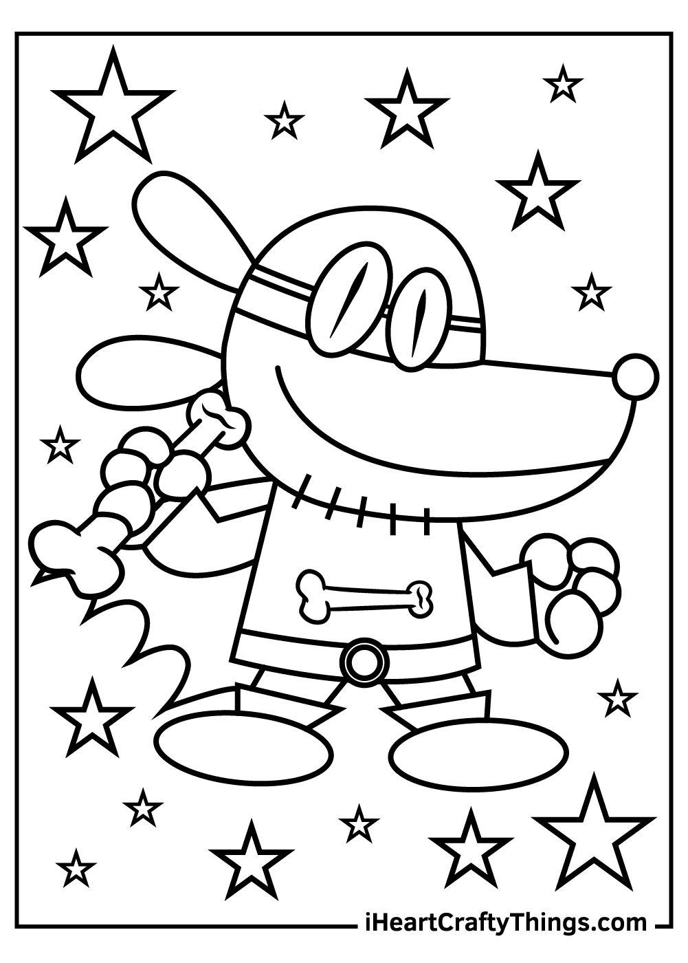 Dog Man Coloring Pages 15 Free Printables 
