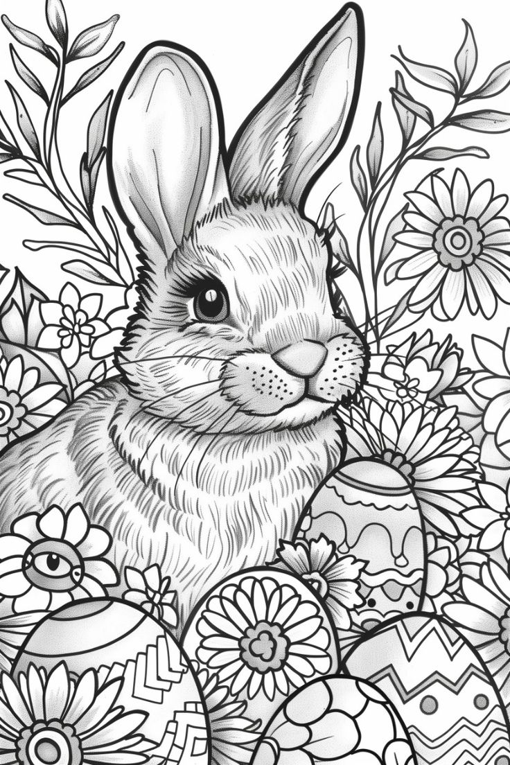 coloring pages easter