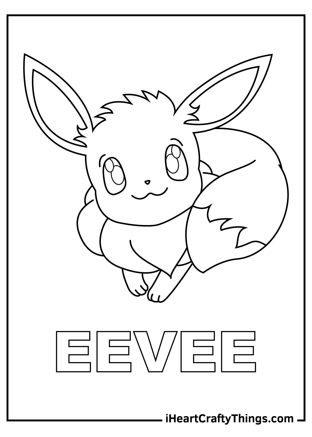 Eevee Coloring Pages Online And Printables 