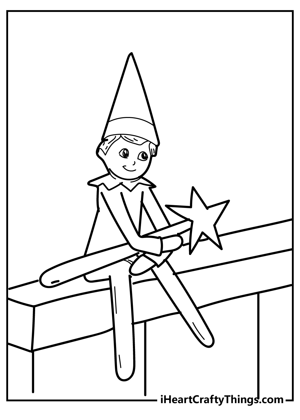 elf on the shelf coloring pages elf on the shelf coloring pages