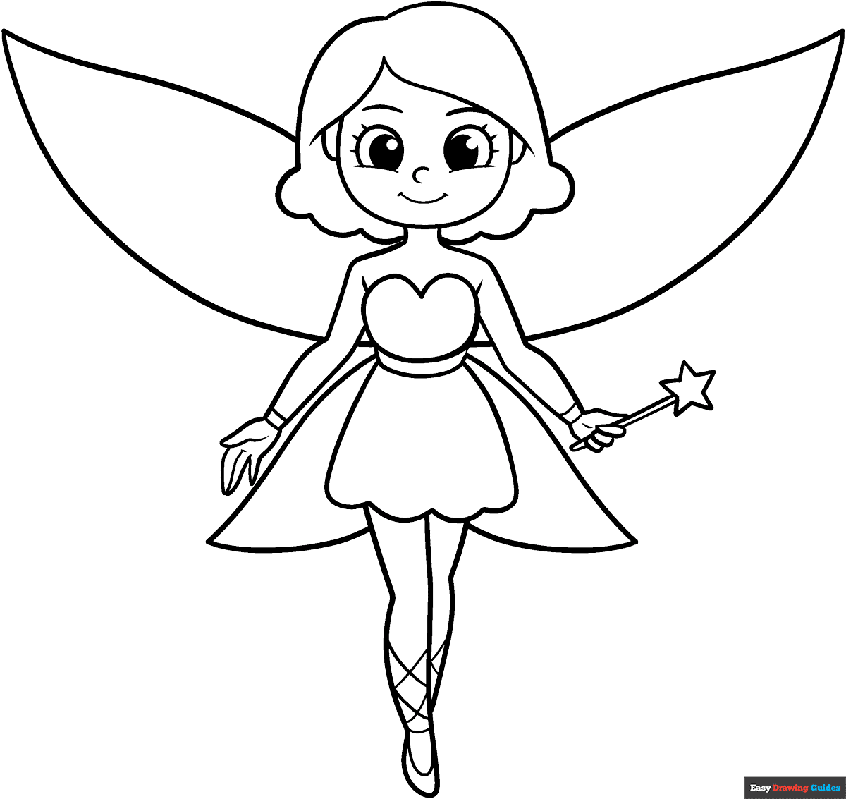 fairy printables coloring pages