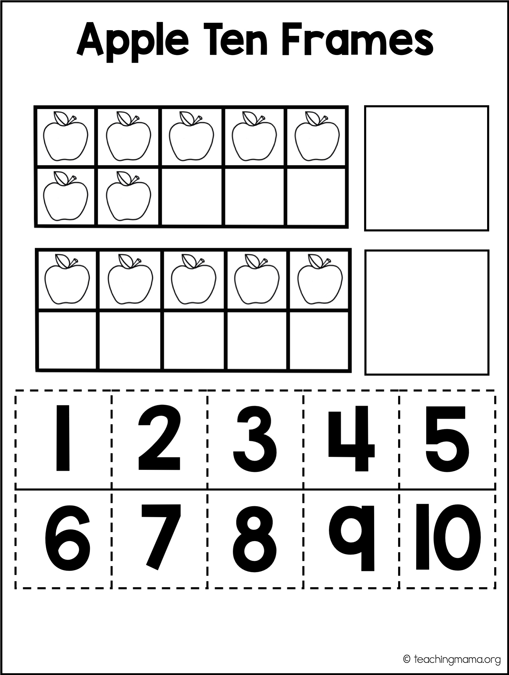 preschool math worksheets