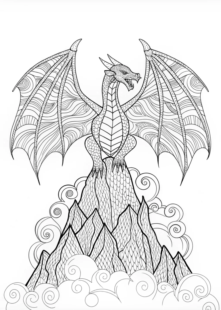 dragons coloring pages