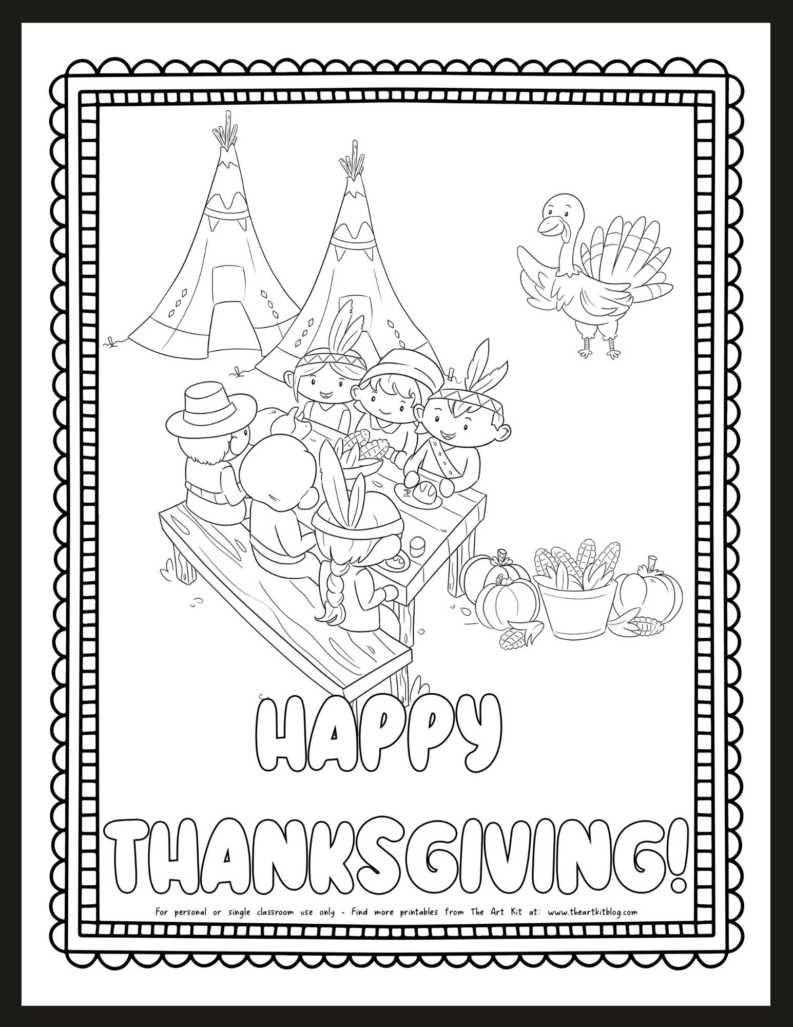 thanksgiving day coloring pages thanksgiving day coloring pages