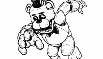 Five Nights At Freddy s Coloring Pages Print And Color