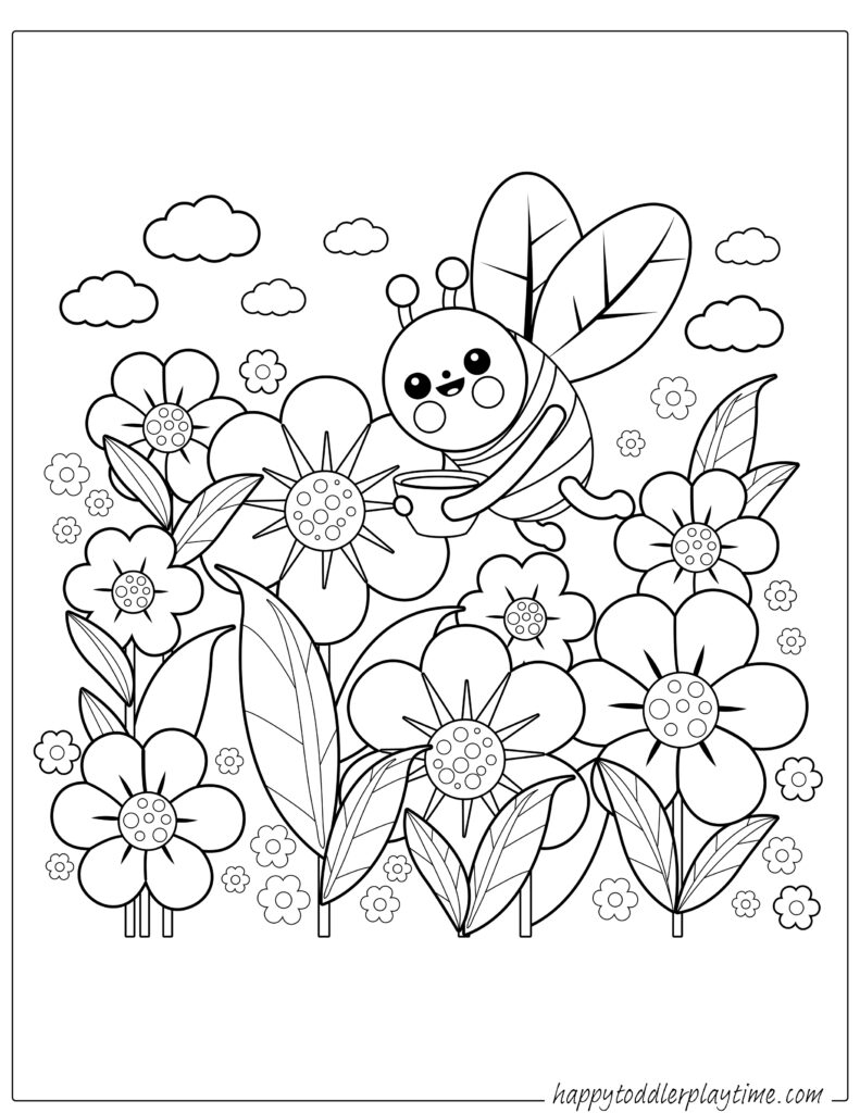 coloring pages flowers