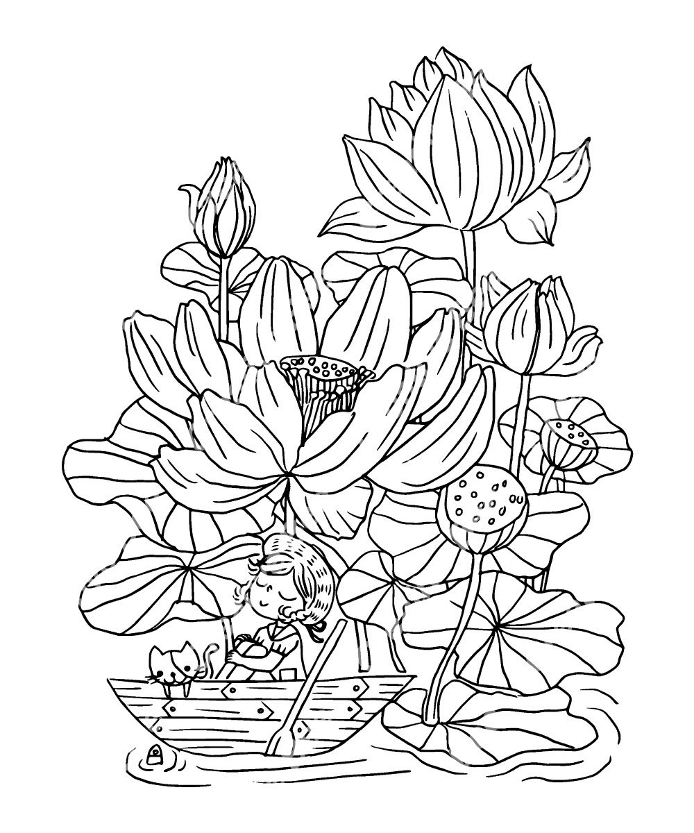 Flowers Butterflies Adult Coloring Book Creative Bee