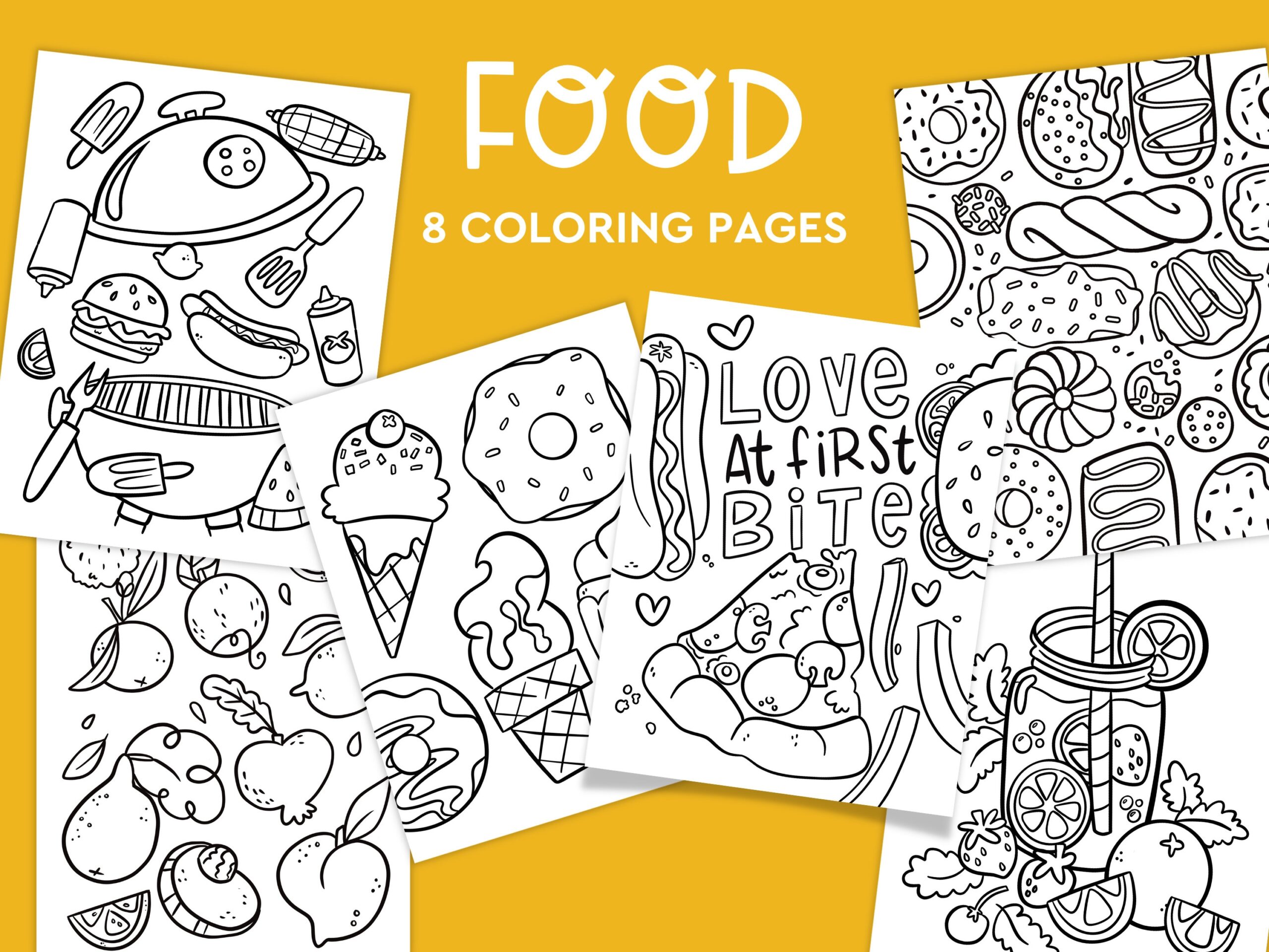 food coloring pages food coloring pages