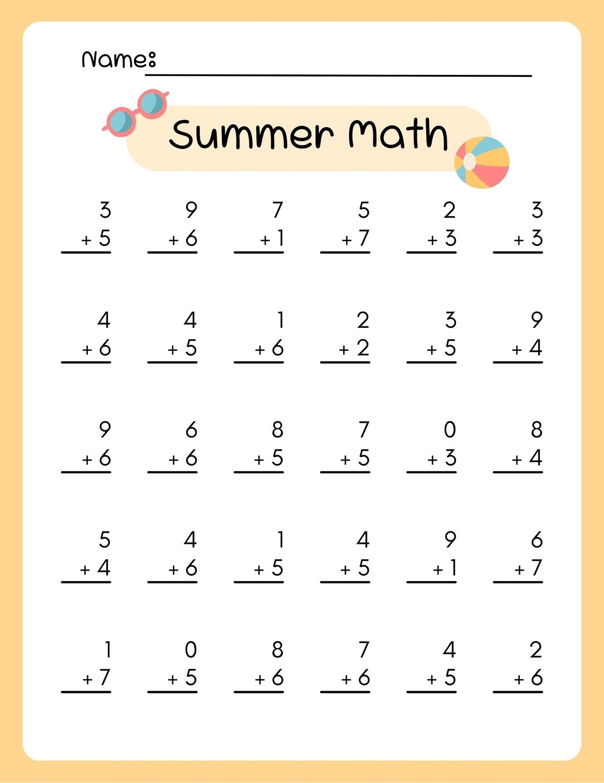 3rd grade math worksheets