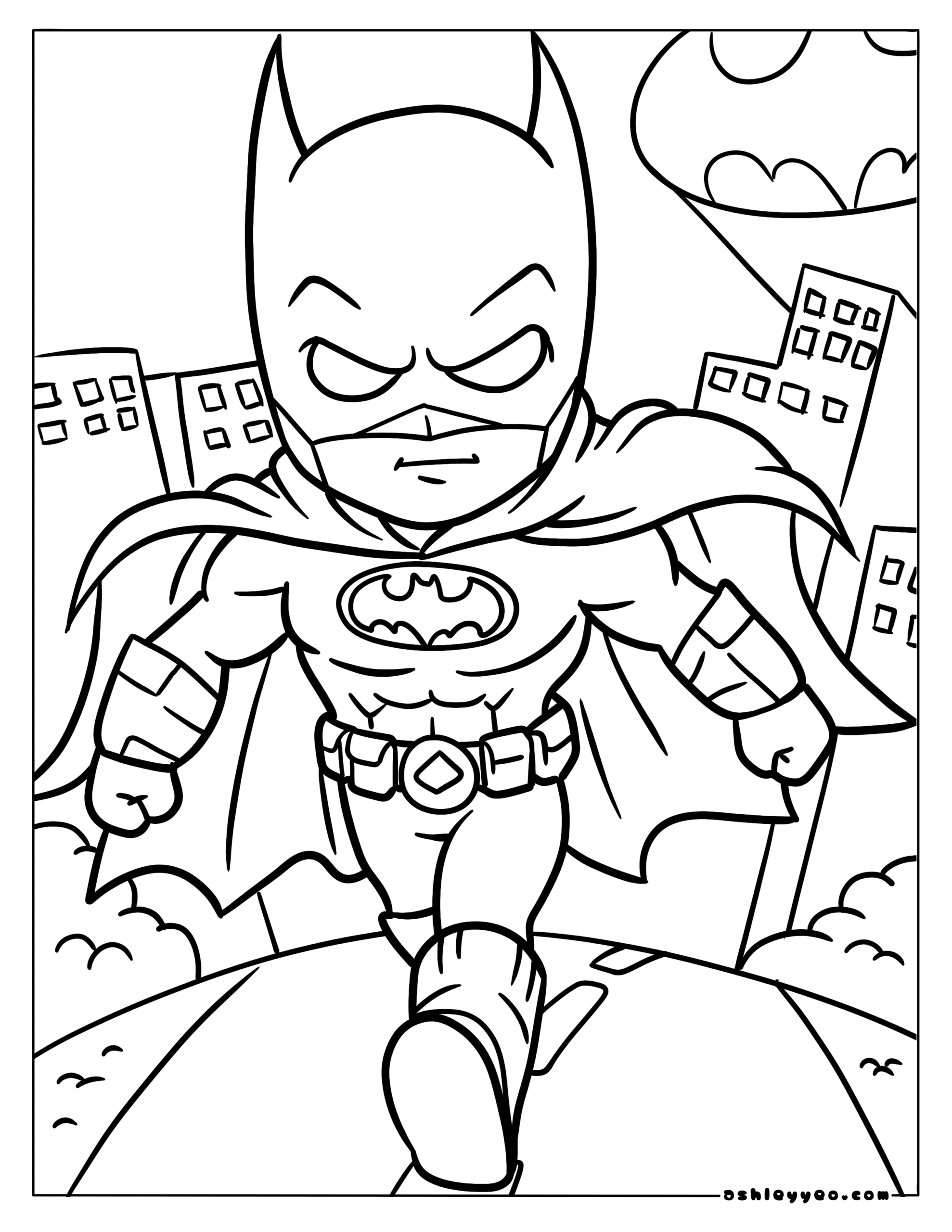 batman coloring page