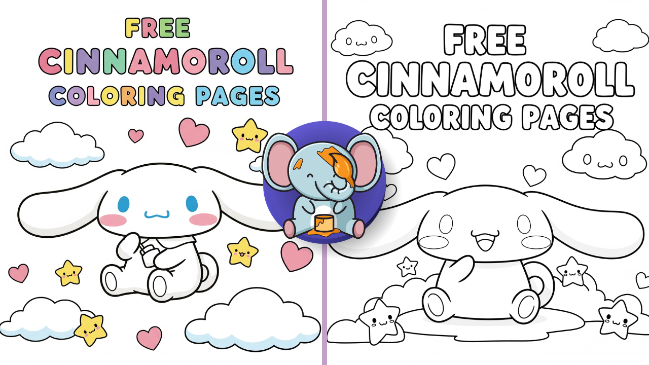 Free Cinnamoroll Coloring Pages Cute Printable Designs
