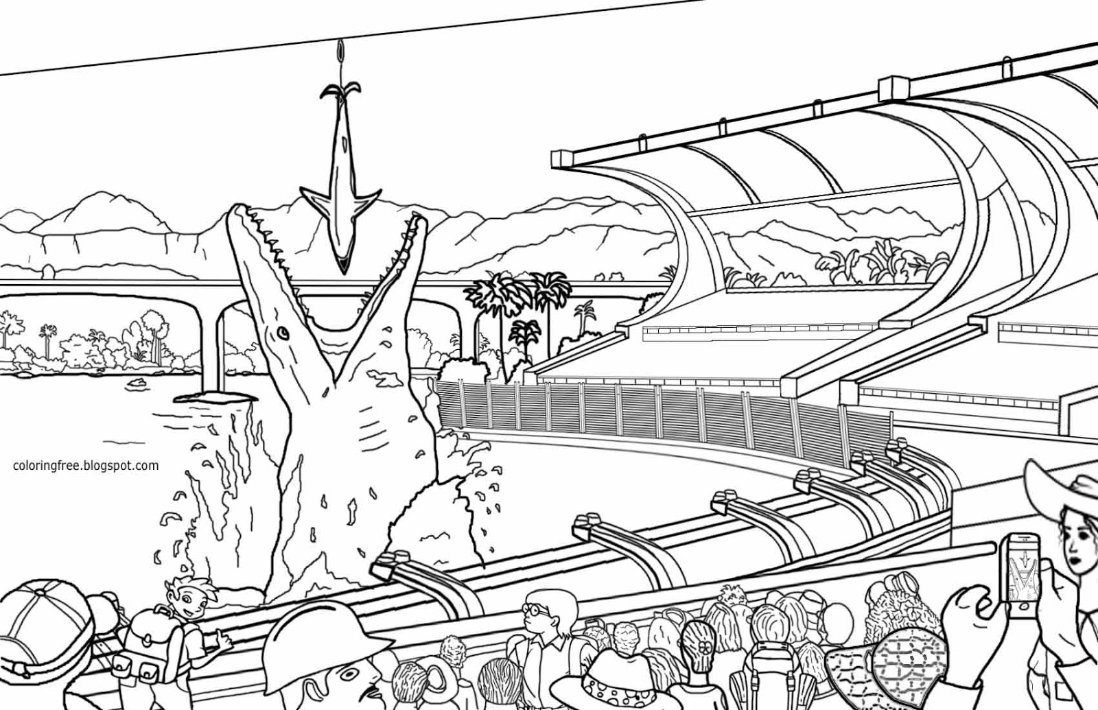jurassic world coloring pages jurassic world coloring pages