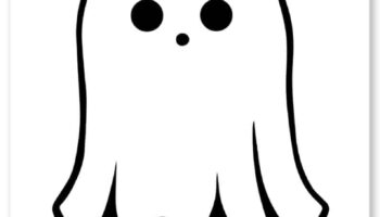 Free Cute Ghost Coloring Pages