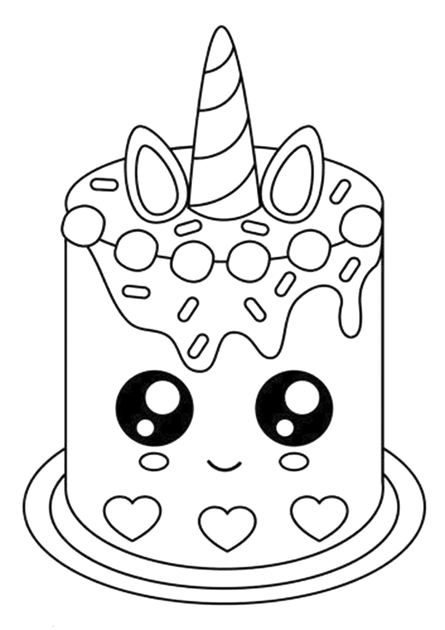 cake coloring pages