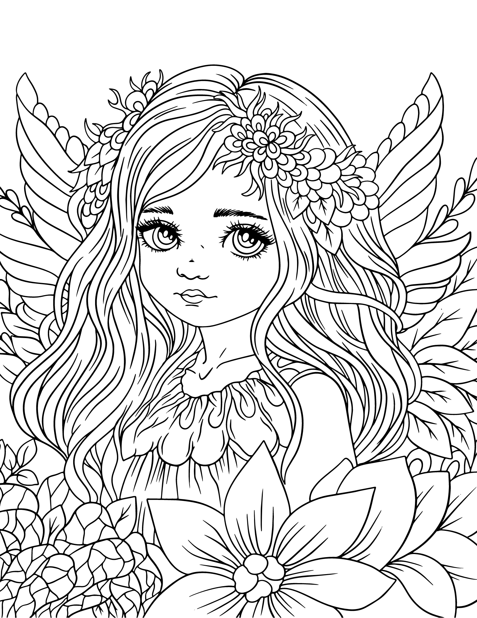 fairies coloring pages