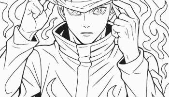 Free Gojo Coloring Pages Generator 13 Gojo Coloring Pages To Download