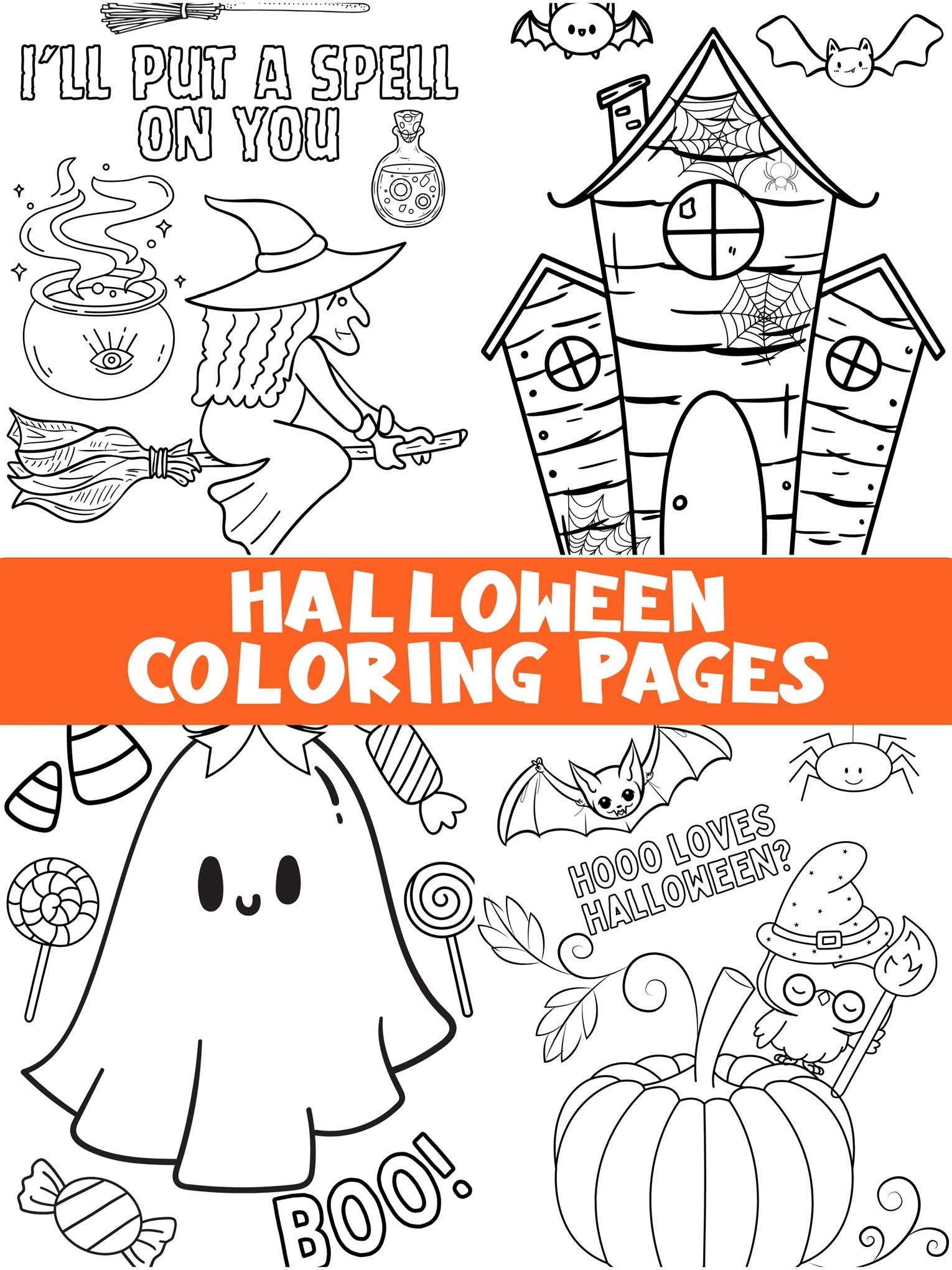 free printable coloring pages halloween