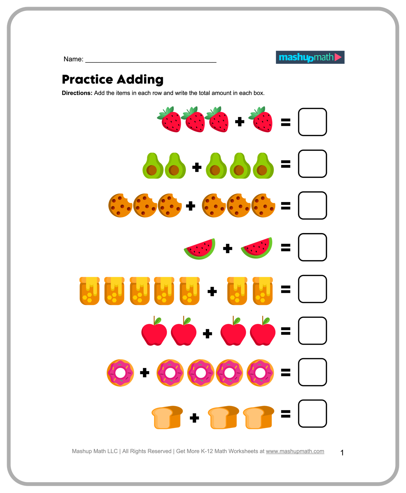 free kindergarten math worksheets