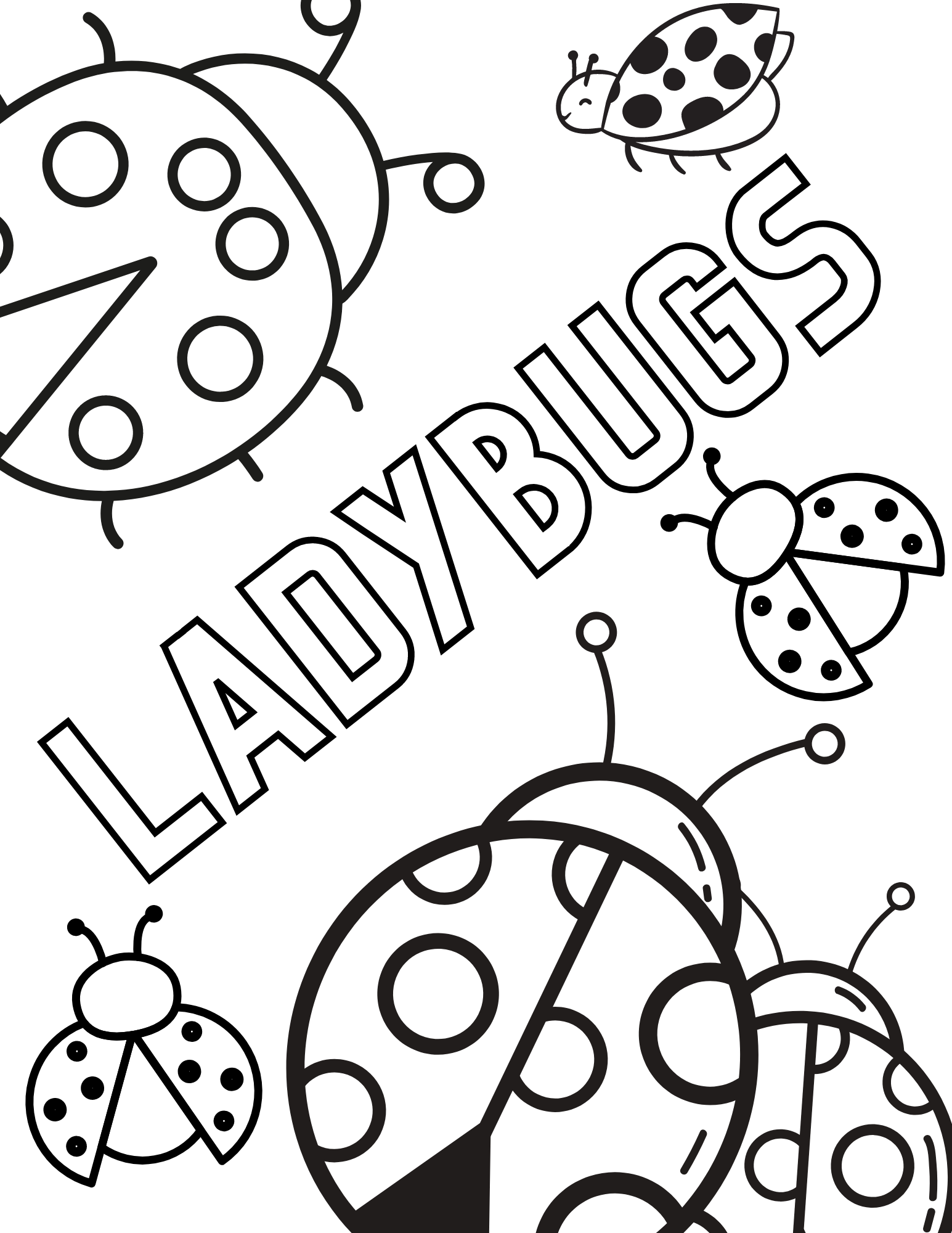 Free Ladybug Coloring Pages For Kids And Adults Free Ladybug Coloring Pages For Kids And Adults