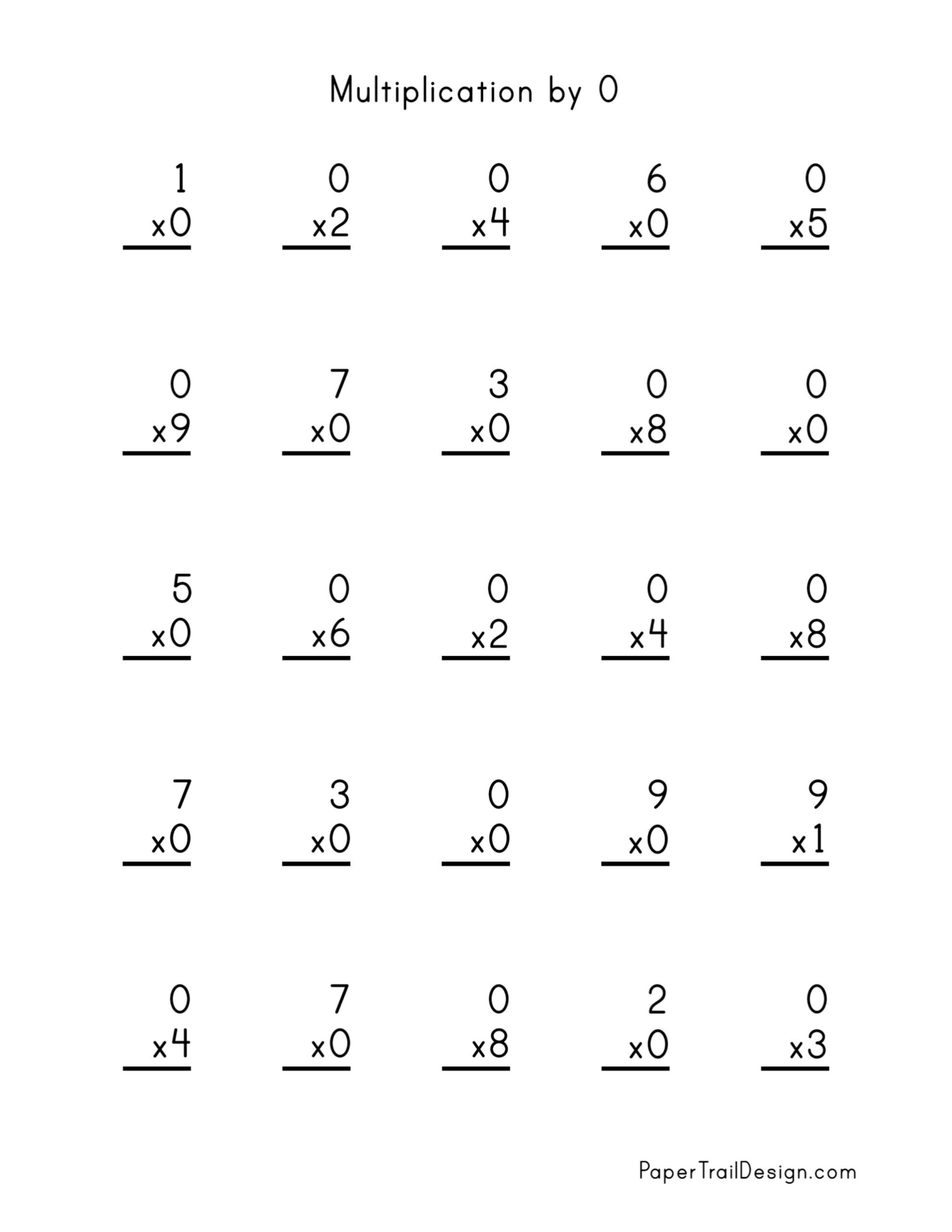 multiplying practice worksheet