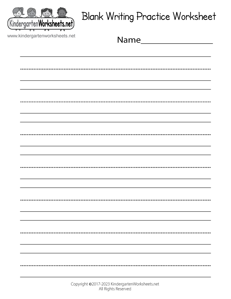 free handwriting worksheets