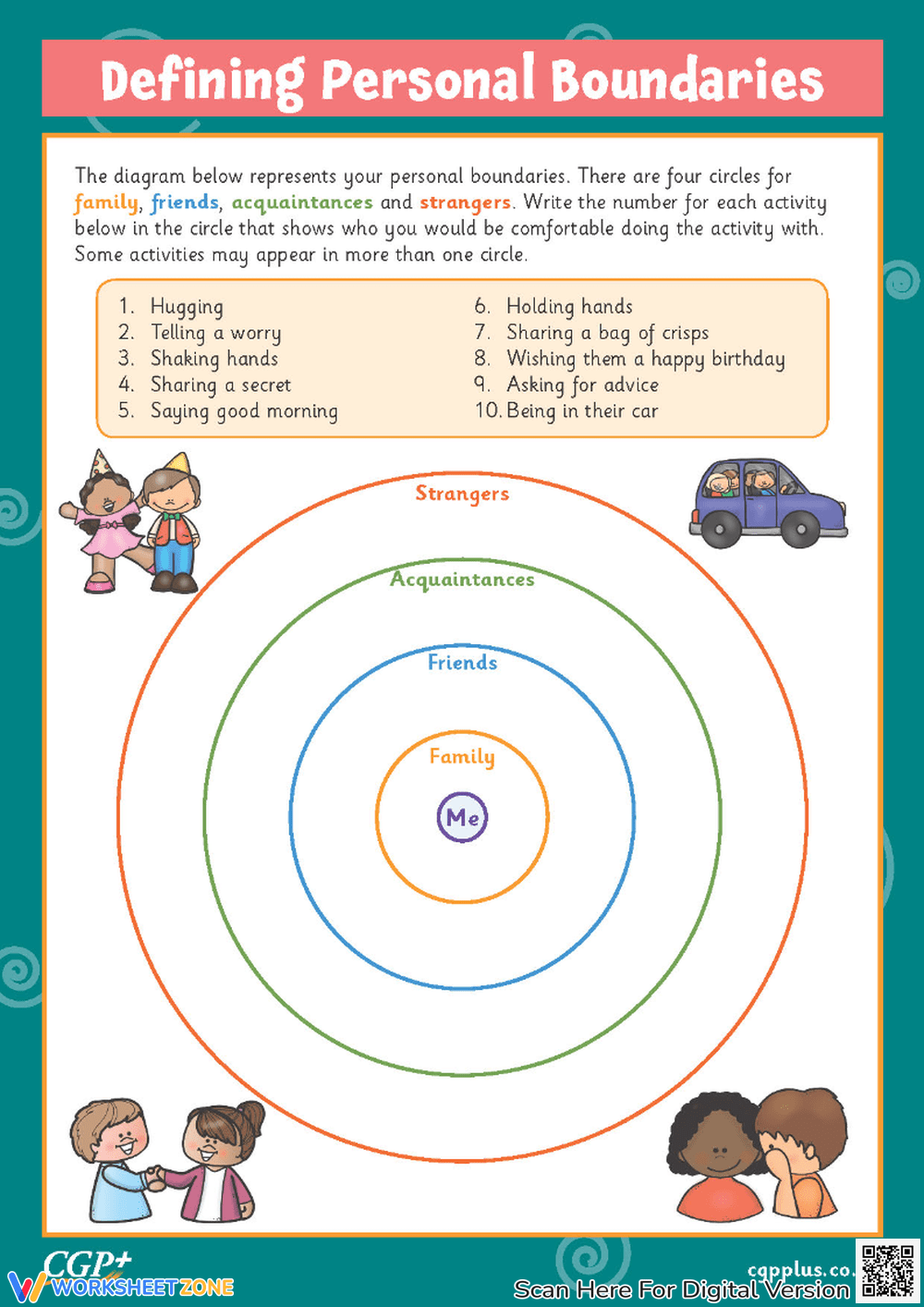 personal boundaries worksheet