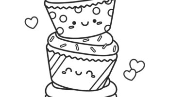 Free Printable Cupcake Coloring Pages Cute Coloring Pages For Kids