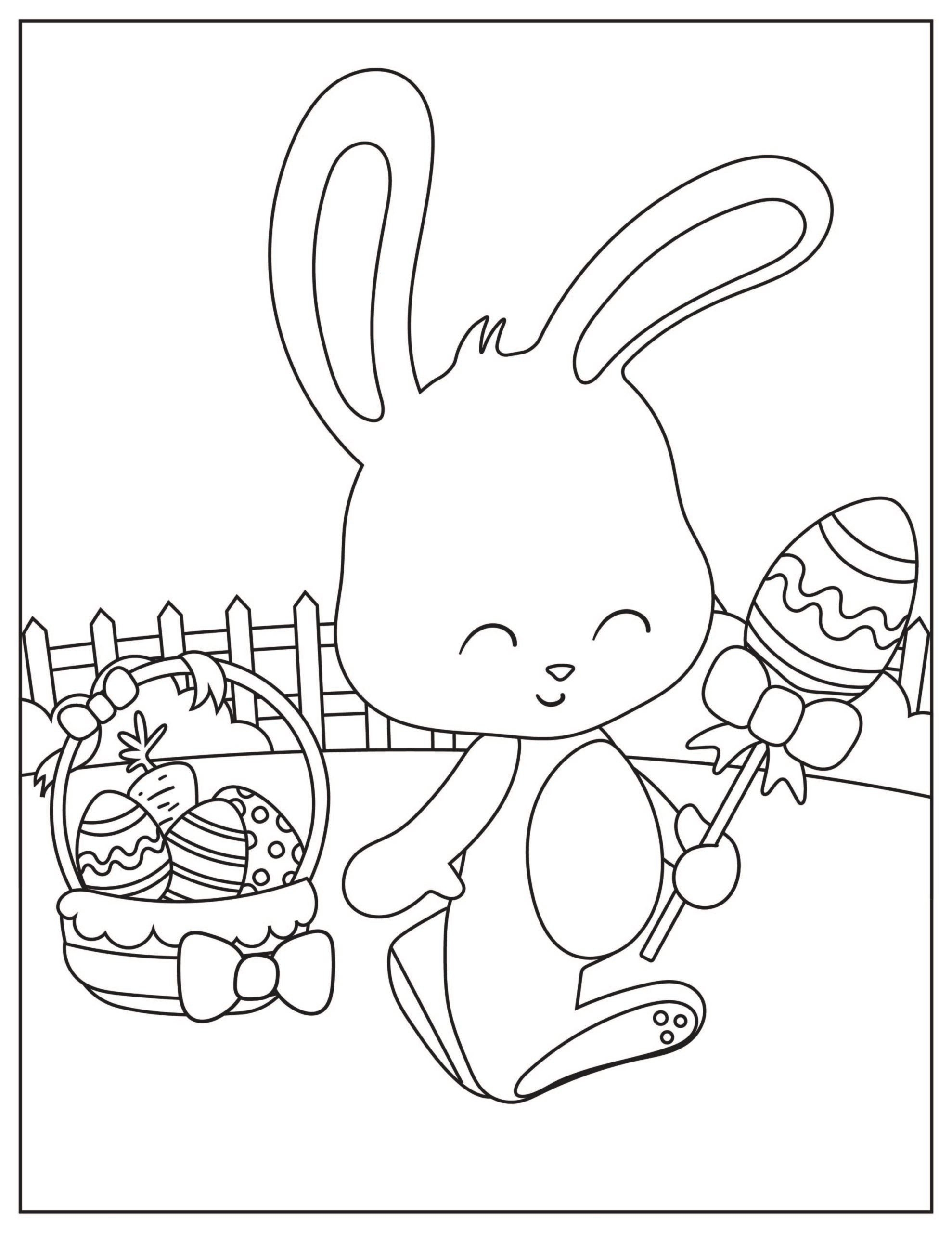 easter pages to print and color