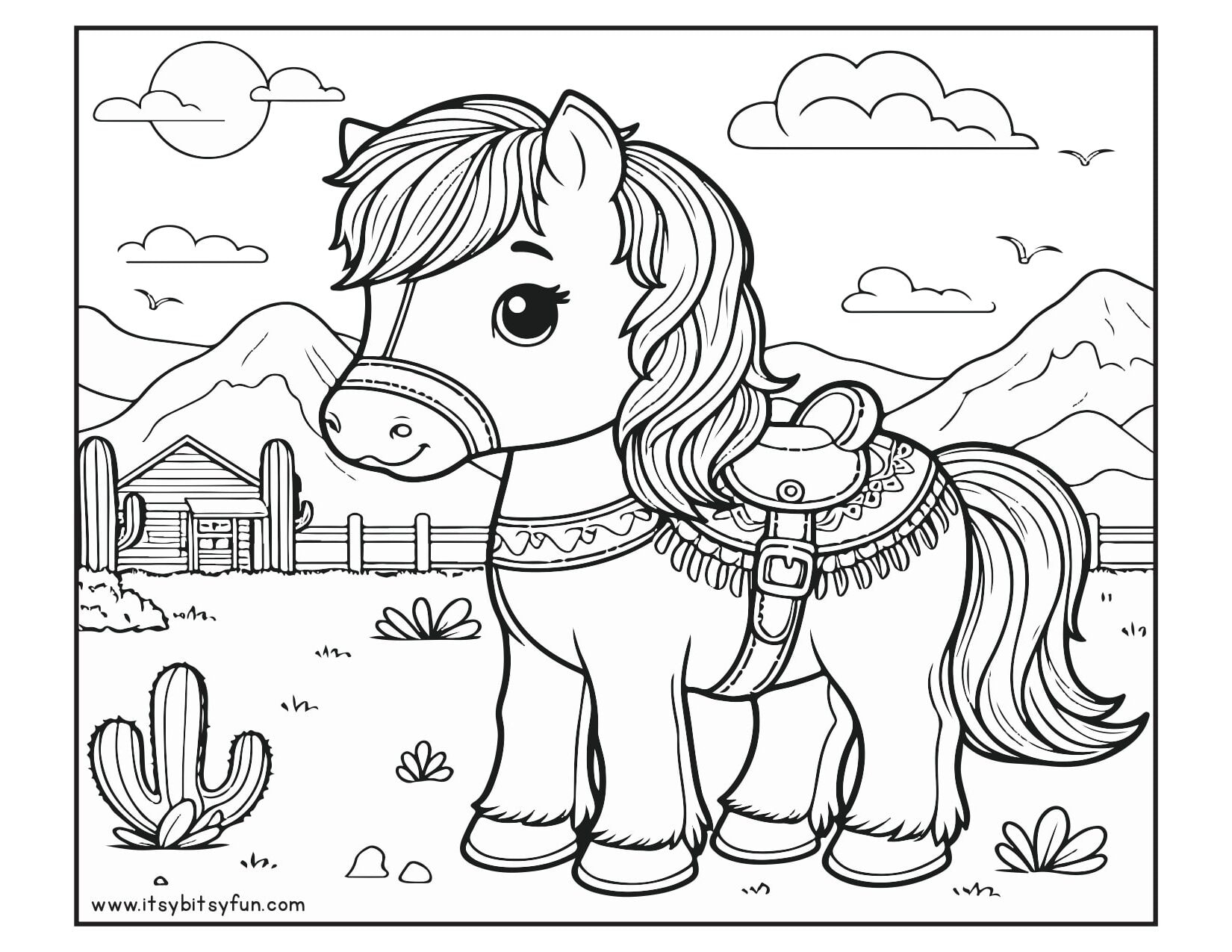 horses coloring pages horses coloring pages