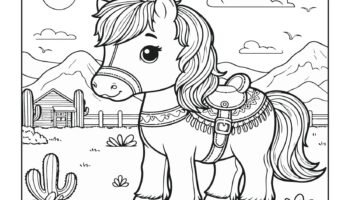 Free Printable Horse Coloring Pages For Kids Itsy Bitsy Fun