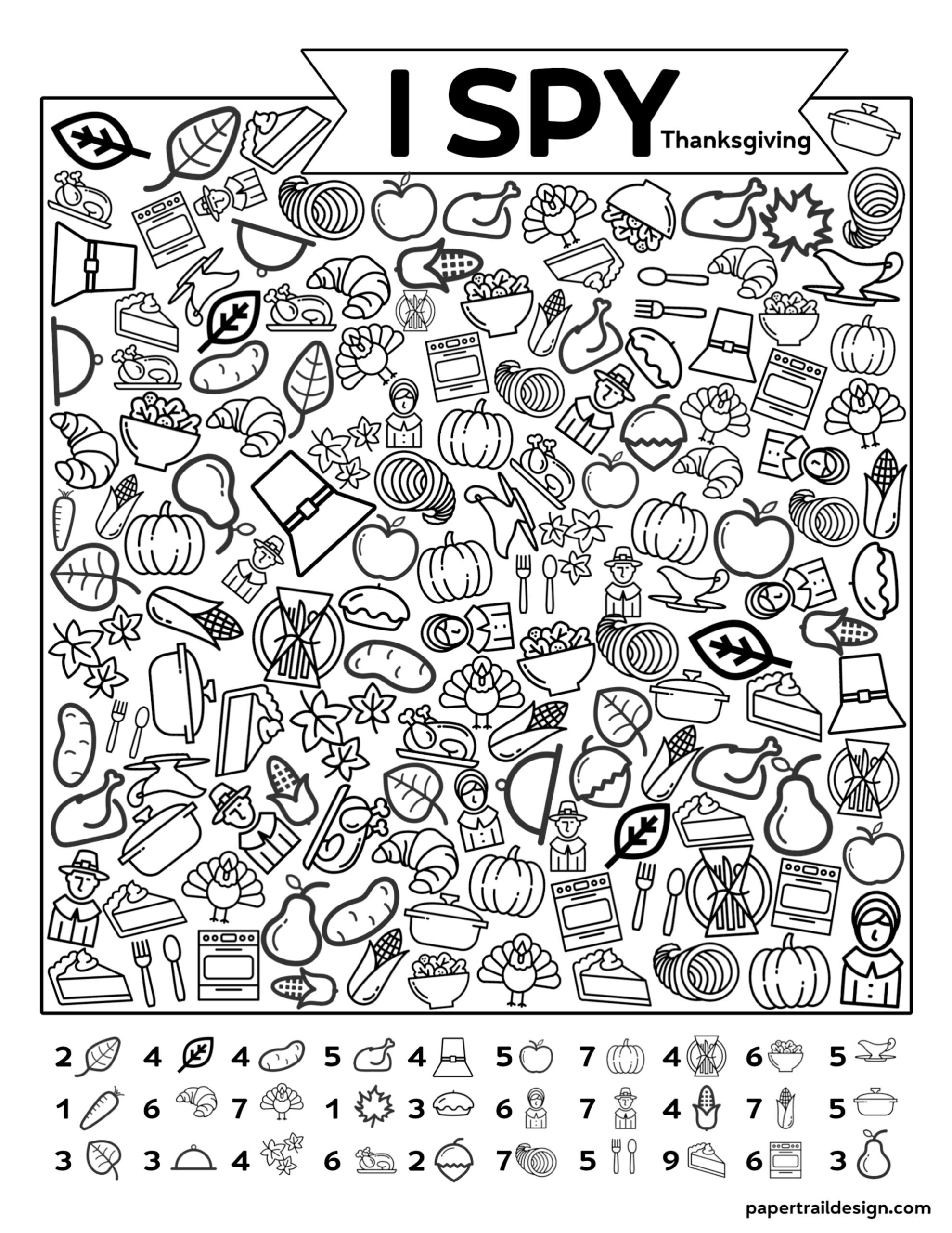thanksgiving activities worksheet