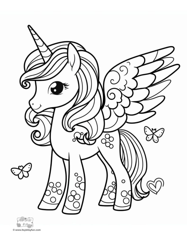 coloring pages unicorn coloring pages unicorn