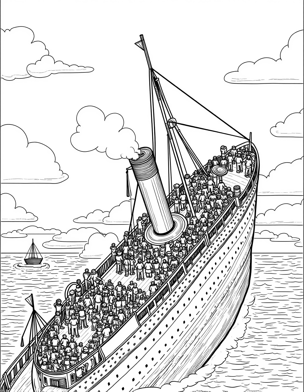 coloring pages titanic
